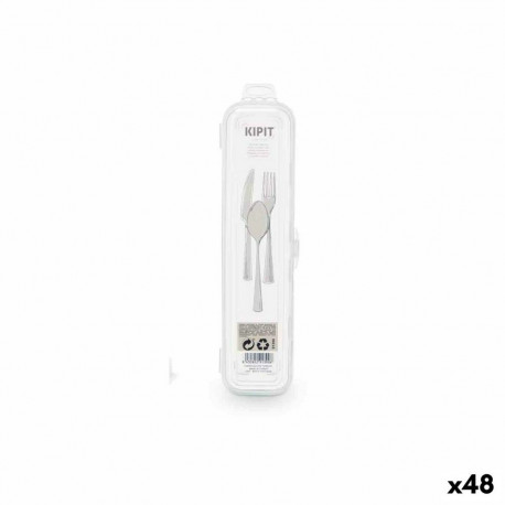Atvejis Galda Piederumu Ceļojums Caurspīdīgs (48 gb.)