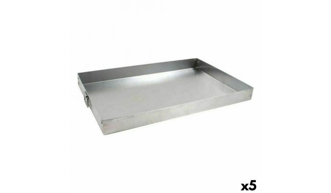 Kandiline Vorm VR Hõbedane Alumiinium 45 x 31 x 3,5 cm (5 Ühikut)