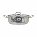Casserole with lid Quttin Hotel Steel Ø 26 x 9 cm (4 Units)
