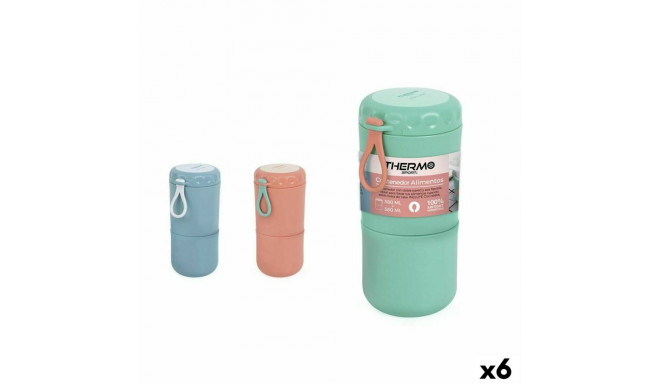 Travel thermos flask ThermoSport Double 380 ml + 380 ml (6 Units)
