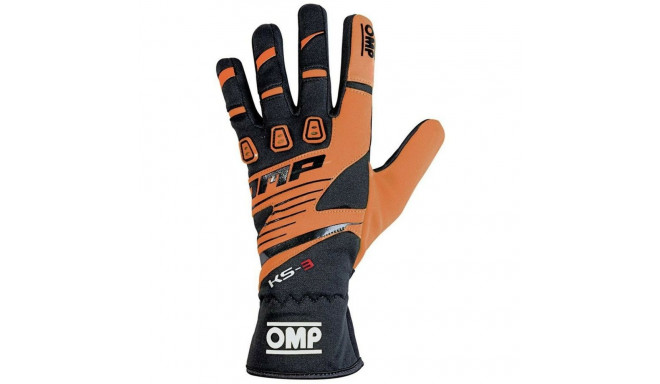 Karting Gloves OMP KS-3 Orange/Black Black/Orange M