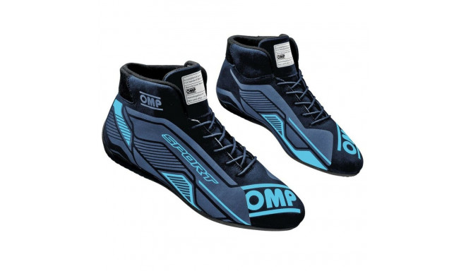 Гоночные ботильоны OMP SPORT Черный/Синий 44