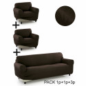 Dīvāna pārvalks Sofakover Pocket Trio Romeo 3 gb. - Lins