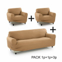 Dīvāna pārvalks Sofakover Pocket Trio Romeo 3 gb. - Lins