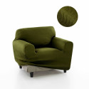 Sofa Cover Sofakover Romeo 1 place - Fuchsia
