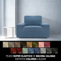 Sofa Cover Sofakover Romeo 1 place - Fuchsia