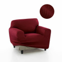 Sofa Cover Sofakover Romeo 1 place - Fuchsia