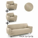 Dīvāna pārvalks Sofakover Pocket Trio Romeo 3 gb. - Lins