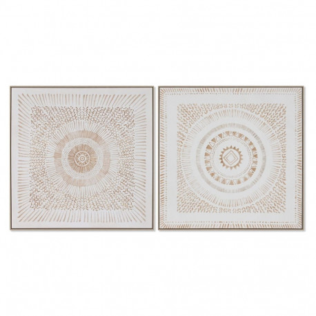 Maal Home ESPRIT Mandala Skandinaavia 100 x 4 x 100 cm (2 Ühikut)