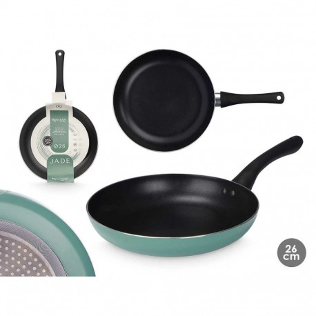 Non-stick frying pan Kinvara 10596 Green Aluminium 26 cm Induction
