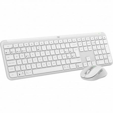 Klaviatuur ja Hiir Logitech 920-012596 Valge hispaania QWERTY