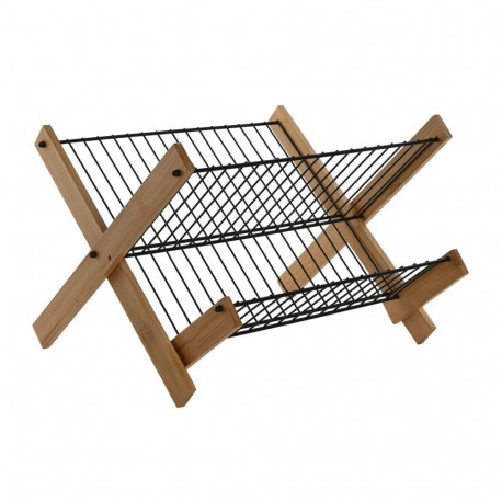 Köögi Kraanikausi Kuivatusrest Home ESPRIT Must 39,5 x 38 x 27 cm