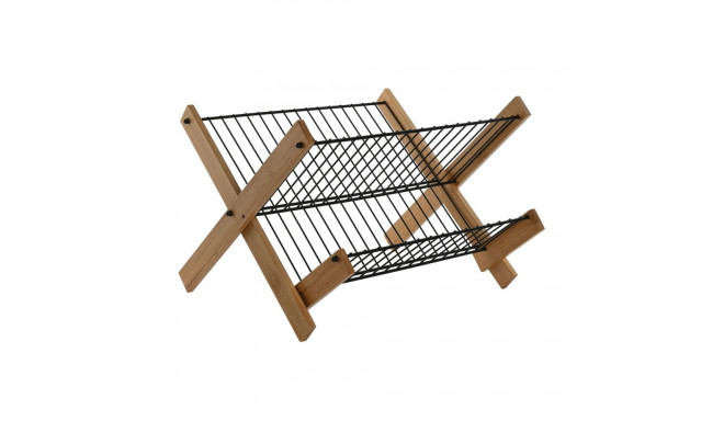 Köögi Kraanikausi Kuivatusrest Home ESPRIT Must 39,5 x 38 x 27 cm