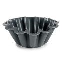 Baking Mould Kinvara HH477 Light grey Dark grey Silicone 1,5 L 24,5 x 10 x 24,5 cm (6 Units)