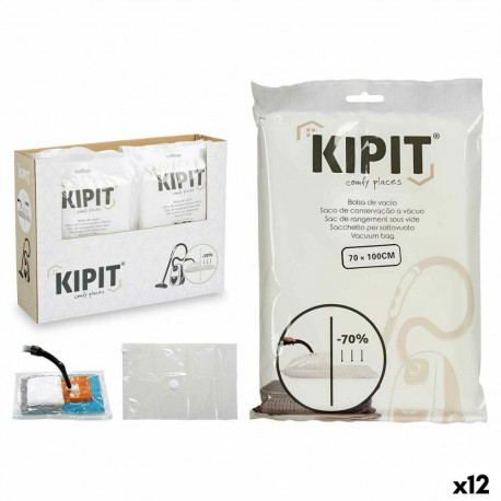 Vacuum Bags Kipit 54205 54205 Transparent Plastic 20 x 30 x 3 cm 70 x 100 cm (12 Units)