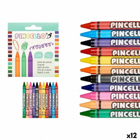 Coloured crayons Pincello 45928 45928 (12 Units)