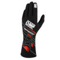 Karting Gloves OMP MY2025 Black Red FIA 8856-2018 - S