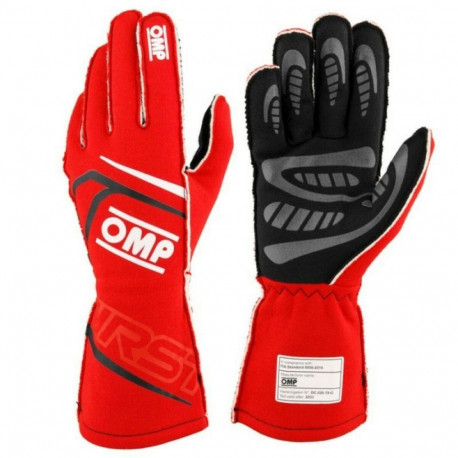 Karting Gloves OMP MY2025 Punane FIA 8856-2018 - XL