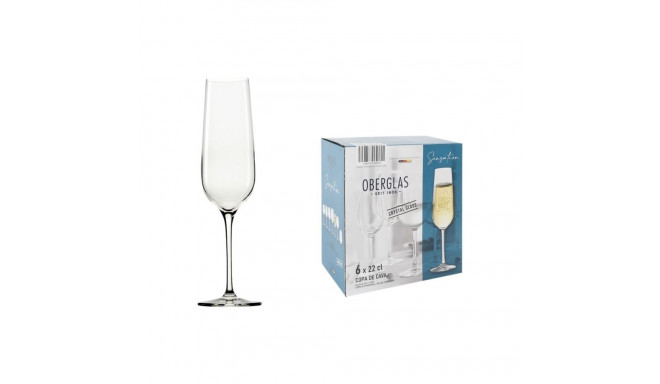 Champagne glass Inde Sensation Ø 5 cm 220 ml 6 Pieces