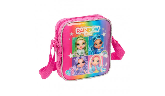 Õlakott Rainbow High Shine Mitmevärviline 16 x 18 x 4 cm