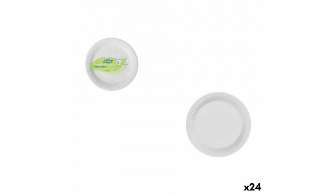 Plate set Inde 18 cm 12 Pieces (24 Units)