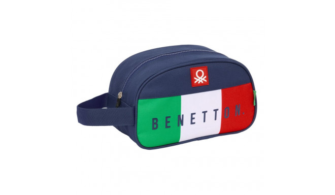 Дорожный несессер Benetton Flag Тёмно Синий 26 x 15 x 12 cm