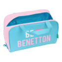 Reisi Tualett-tarvete Kott Benetton Unique Roosa Türkiissinine 31 x 14 x 19 cm