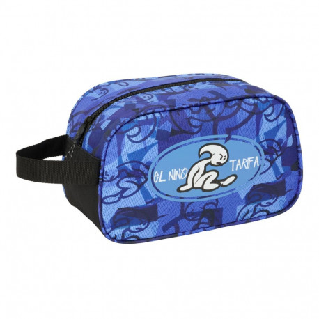 Reisi Tualett-tarvete Kott El Niño Roller Sinine Must 26 x 15 x 12 cm