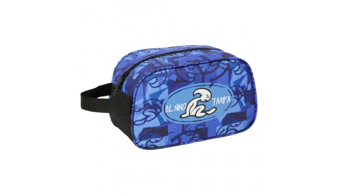Travel Vanity Case El Niño Roller Blue Black 26 x 15 x 12 cm