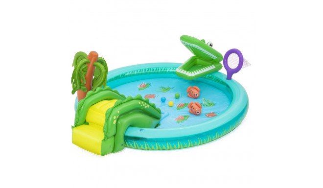 Bestway Inflatable Pool Crocodile Play Park 224x181x72 cm +2 Years Garden 53166