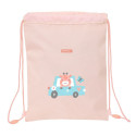 Backpack with Strings Safta Jirafa Coral 26 x 34 x 1 cm
