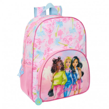 Kooliseljakott Barbie Painterly Roosa Taevasinine 33 x 42 x 14 cm