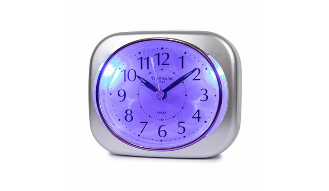 Analoog Äratuskell Timemark 10 x 8,5 x 4 cm Hõbedane Klassikaline vile