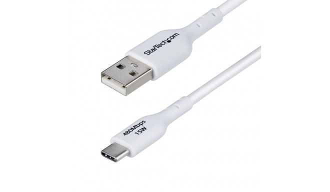 USB Cable Startech USB2AC2MNCWHE White 2 m