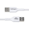 USB-kaabel Startech USB2AC2MNCWHE Valge 2 m