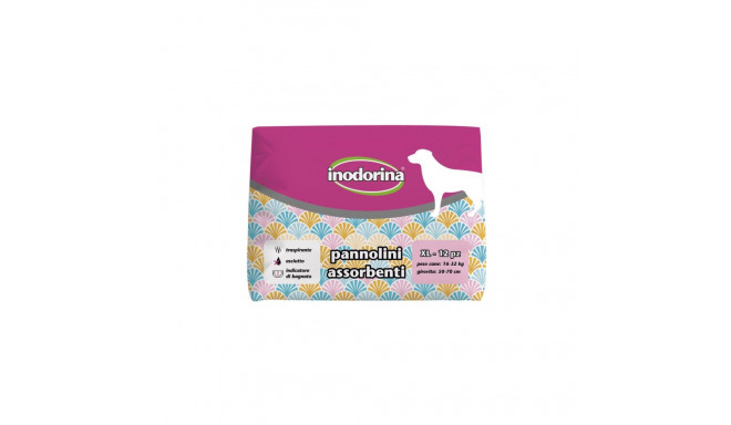 Disposable nappies Inodorina 50 + 70 cm 12 Units