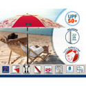 Beach parasol Red Ø 180 cm SPF50+ Navy