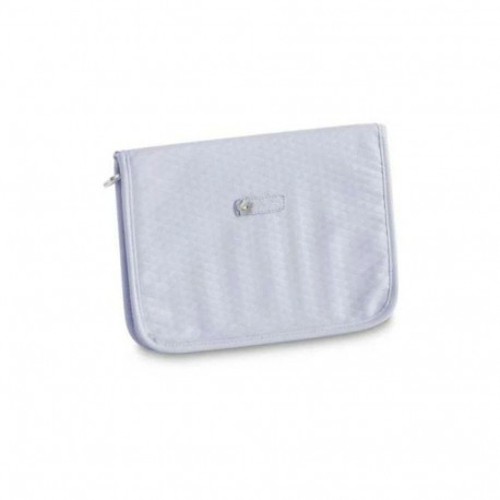 Zippered document holder Pirulos 295 ROMBOS 902 03 Blue Polyskin