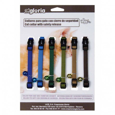 Kassi kaelarihm Gloria Fashion Mitmevärviline Sile 6 Ühikut