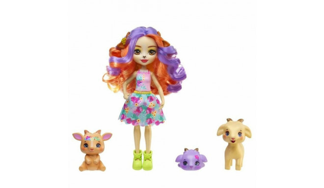 Beebinukk Aksessuaaridega Enchantimals Golita Goat Family