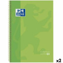 Записная книга на пружине Oxford Classic Europeanbook 1 Write&Erase Зеленый A4+ 80 Листья 5 Предметы