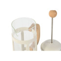 Cafetière with Plunger Home ESPRIT White Natural Stainless steel polypropylene 350 ml 13 x 8 x 19 cm
