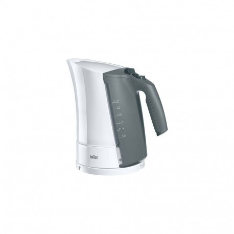 Braun WK 300 Standard kettle, 2200 W, 1.7 L, Plastic, White, 360 rotational base
