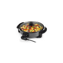 Tristar Multifunctional grill pan PZ-2963 Grill, Diameter 30 cm, Lid included, Fixed handle, Black