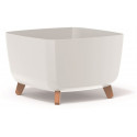 Prosperplast flower pot Gracia Square, white