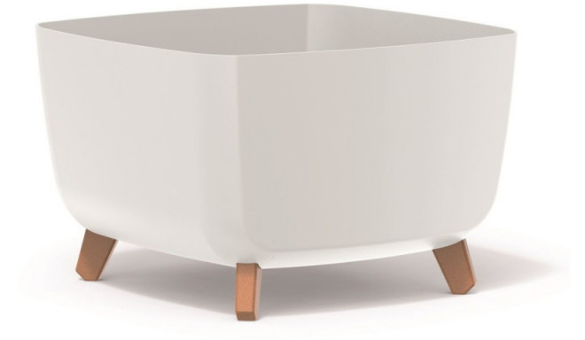 Prosperplast flower pot Gracia Square, white