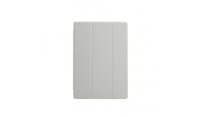 Connect Galaxy Tab S9 FE Tablet case with imitate microfiber inside Silver