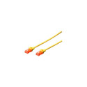 Digitus Patch cord | CAT 6 U-UTP | AWG 26/7 | Cable length: 2 m | Yellow
