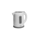 Adler Kettles AD 1234 Standard kettle, Plastic, White, 2200 W, 1.7 L, 360 rotational base