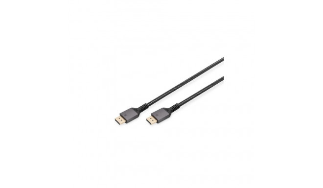 Digitus DisplayPort Connector Cable 1.4 DB-340201-030-S Black, DP to DP, 3 m